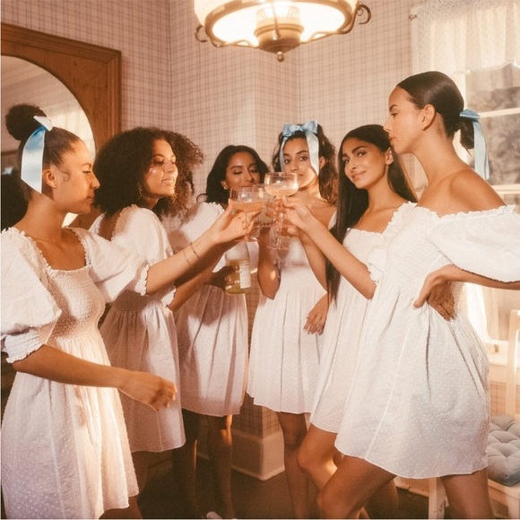 Hill House The Athena Nap Dress Swiss Dot - Picture 2 of 7